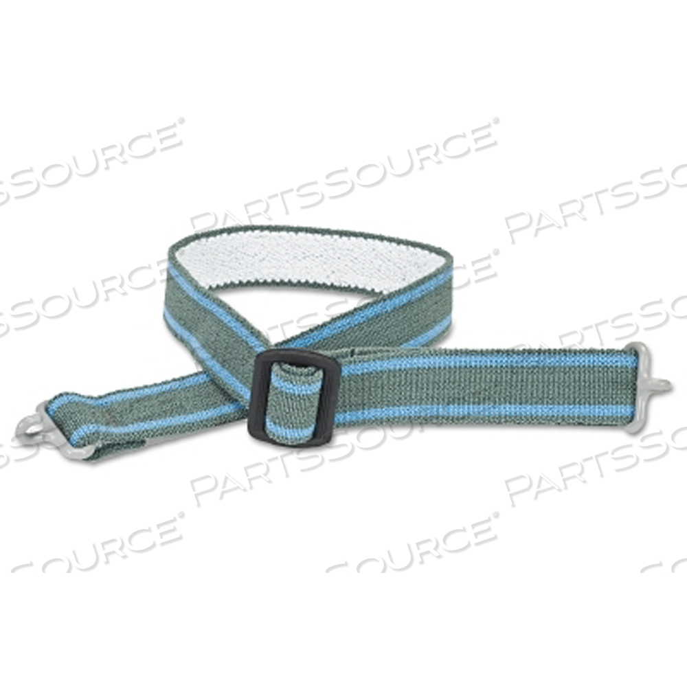 CHINSTRAP, FOR MSA HARD HATS, ATTACHES TO SHELL, 3/4 IN W, GRAY/BLUE STRIPES by MSA Safety Sales, LLC