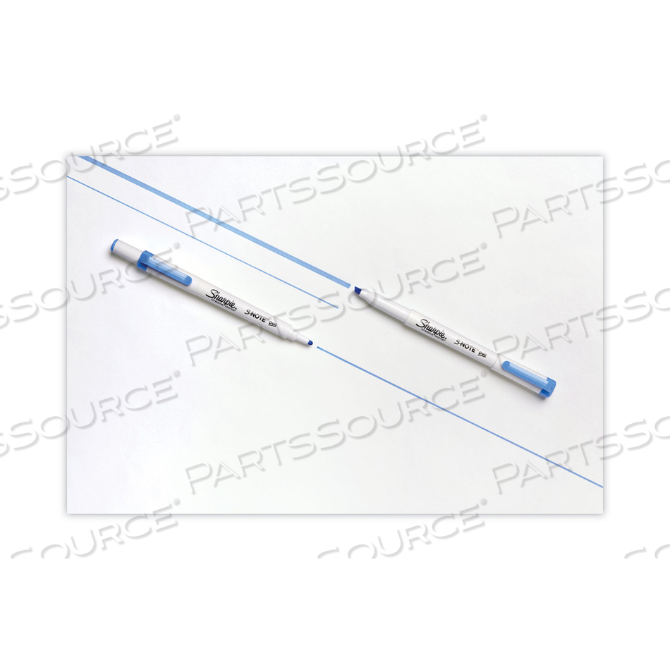 S-NOTE CREATIVE MARKERS, ASSORTED INK COLORS, BULLET/CHISEL TIP, WHITE BARREL by Sharpie S-NOTE CREATIVE MARKERS, ASSORTED INK COLORS, BULLET/CHISEL TIP, WHITE BARREL by Sharpie