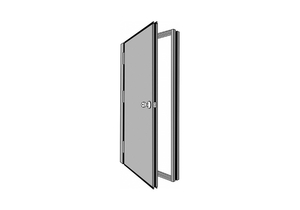 SECURITY DOOR HAND RIGHT 85 7/16X38 5/8 by Harvard Products