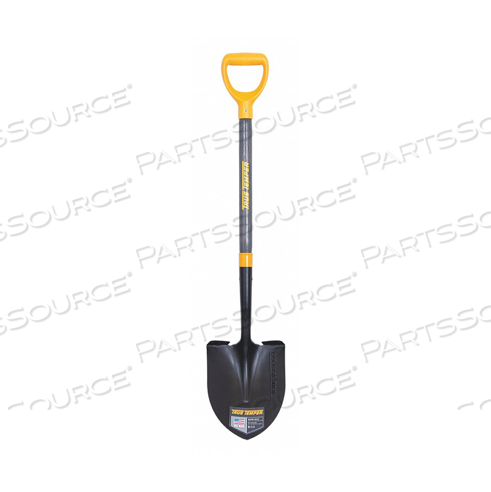ROUND POINT SHOVEL W/D-GRIP HANDLE by True Temper