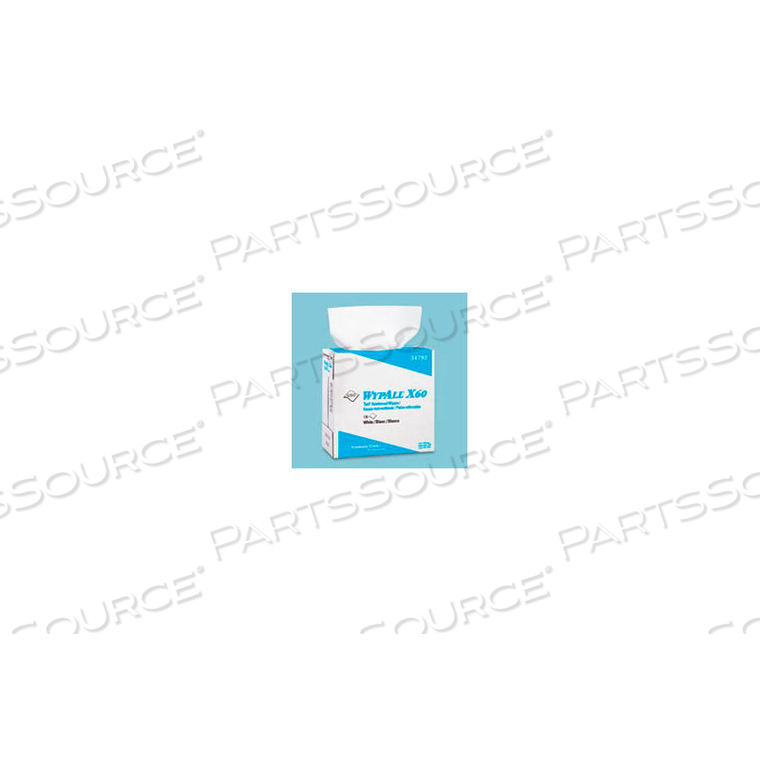 WYPALL X60 WIPERS - 9-1/8"W X 16-13/16"D by Kimberly-Clark Corporation WYPALL X60 WIPERS - 9-1/8"W X 16-13/16"D by Kimberly-Clark Corporation