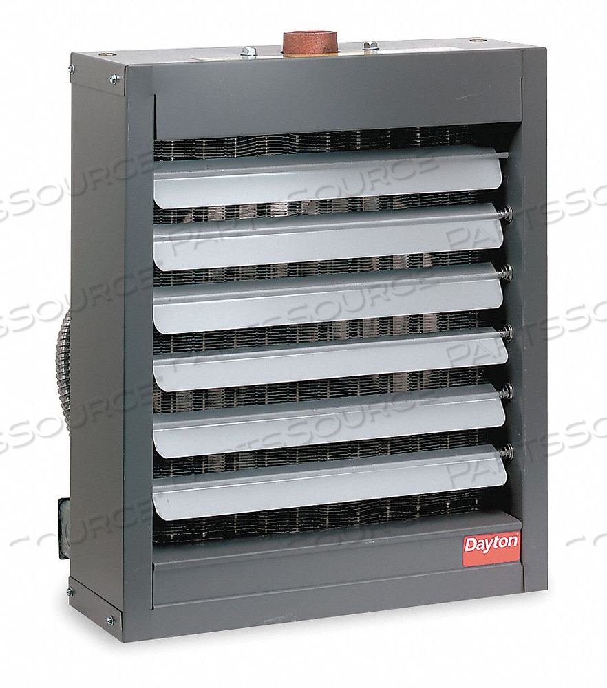 HYDRONIC UNIT HEATER HRZNTL 2200CFM by DAYTON ELECTRIC MANUFACTURING CO