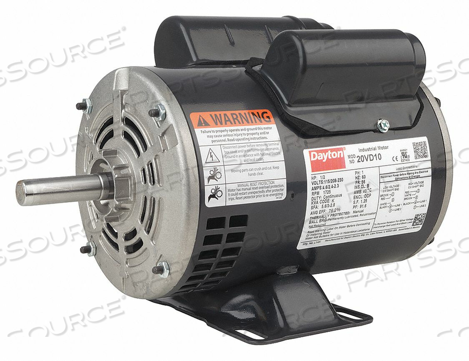 GP MTR CS/CR ODP 1/4HP 1725 56 EFF 68.5 by DAYTON ELECTRIC MANUFACTURING CO