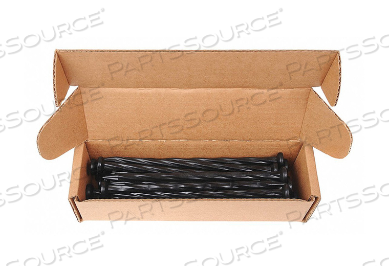 ANCHOR SPIKE, 8 IN LG, PLASTIC, BLACK by Dimex EasyFlex