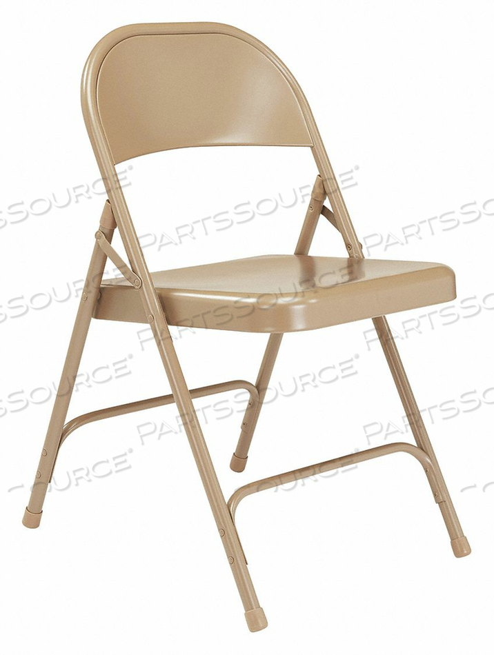 FOLDING CHAIR STEEL BEIGE PK4 by National Public Seating FOLDING CHAIR STEEL BEIGE PK4 by National Public Seating