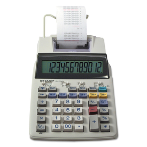 EL-1750V TWO-COLOR PRINTING CALCULATOR, BLACK/RED PRINT, 2 LINES/SEC by Sharp Electronics Corporation