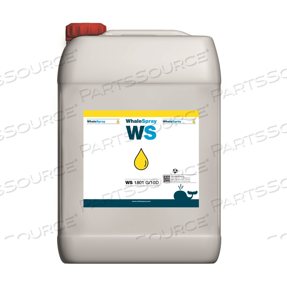 1801G1024 WHALESPRAY 1801 NON-FLAMMABLE WATER BASED ANTISPATTER, 6.6G DRUM by WhaleSpray