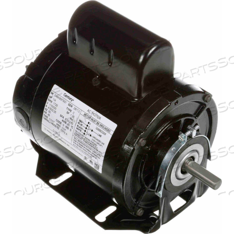 FAN AND BLOWER, 1/4 HP, 1725 RPM, 115/230V, ODP by Regal Beloit America, Inc. (Century Electric Motors)