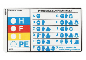 HMIG LABEL 2 IN H 3-1/2 IN W PK25 by Electromark