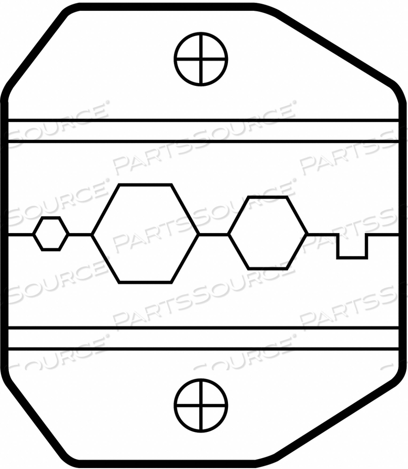 CRIMPING DIE CONNECTOR TYPE BNC by Ideal Industries Inc.