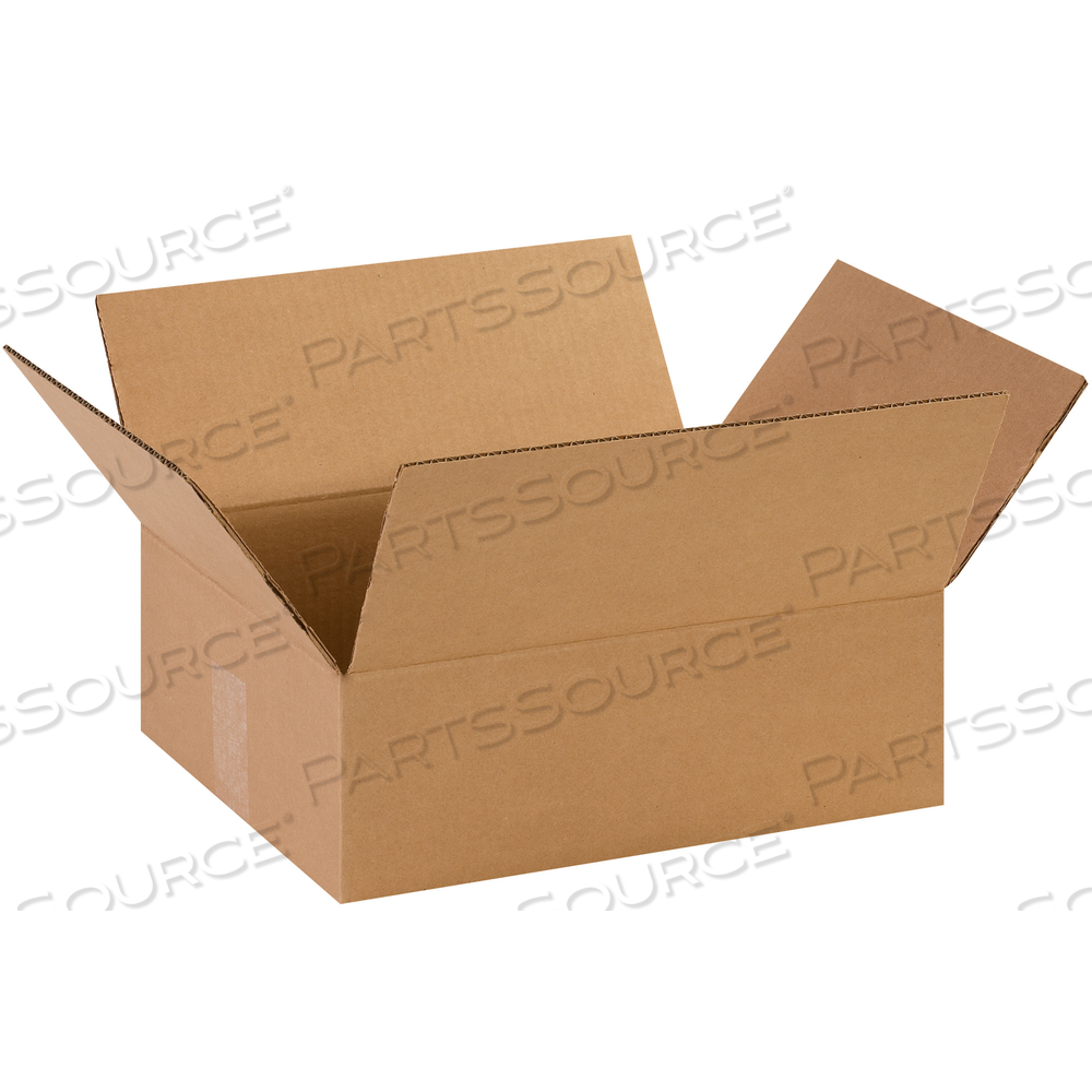 FLAT CORRUGATED BOXES, 14" X 11" X 4 1/2", KRAFT, 25/BUNDLE by BOX Partners (Box Acquisitions, LLC)