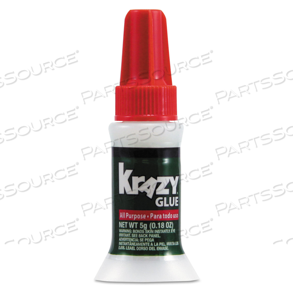 ALL PURPOSE BRUSH-ON KRAZY GLUE, 0.17 OZ, DRIES CLEAR by Krazy Glue ALL PURPOSE BRUSH-ON KRAZY GLUE, 0.17 OZ, DRIES CLEAR by Krazy Glue