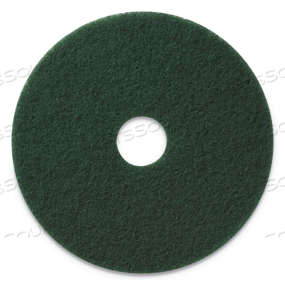 SCRUBBING PADS, 17" DIAMETER, GREEN by Americo Manufacturing Co.