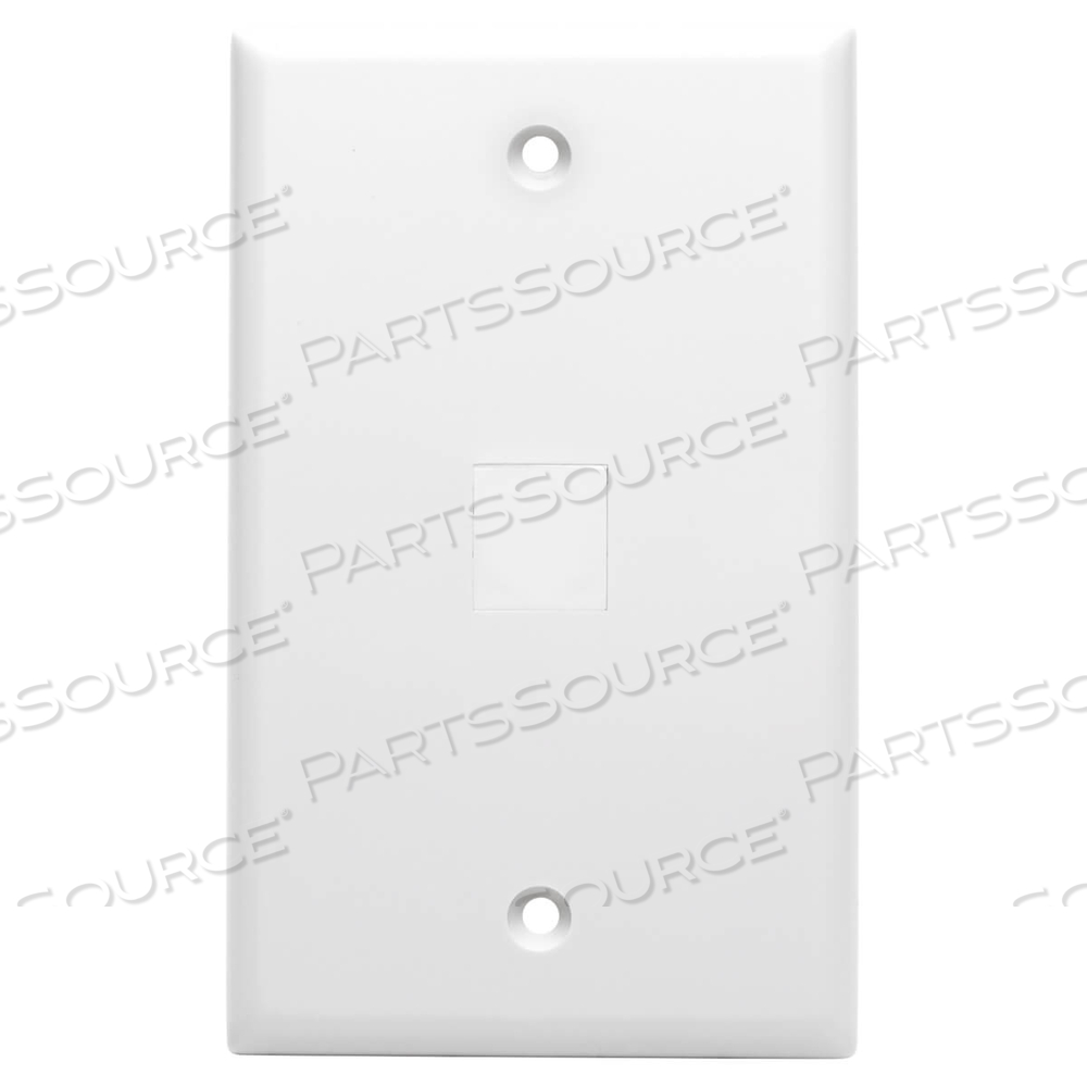 SNAP IN BLANK KEYSTONE JACK INSERT 10 PACK WHITE TAA 1 PORT by Tripp Lite