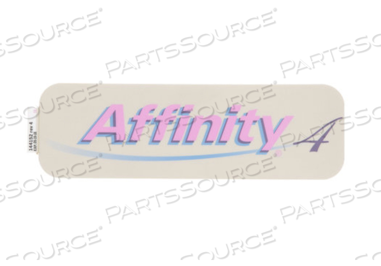 AFFINITY 4 LOGO LABEL by Hillrom