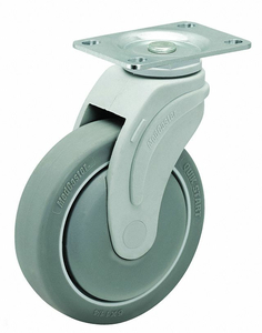 QUIET-ROLL MEDICAL PLATE CASTER SWIVEL by Albion