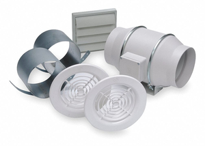 PLASTIC INLINE DUCT FAN FOR 6 DIA DUCT by S&P USA Ventilation Systems