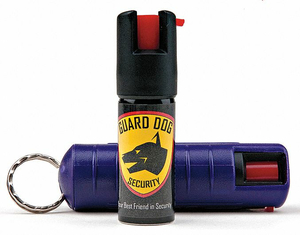 PEPPER SPRAY KEY RING PURPLE HARD CASE by Guard Dog Security