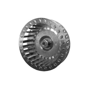 SINGLE INLET BLOWER WHEEL, 5-1/2" DIA., CCW, 3450 RPM, 5/16" BORE, 1"W, GALVANIZED by Rotom