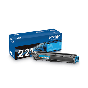 BROTHER TN221C - CYAN - ORIGINAL - TONER CARTRIDGE - FOR BROTHER DCP-9020, MFC-9130, MFC-9330, MFC-9340, HL-3140, 3150, 3170, 3180 by Brother