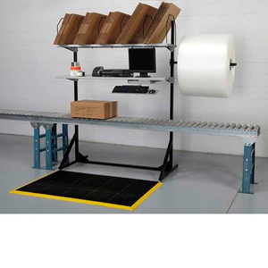 OVER CONVEYOR STORAGE STAND, 59" X 24" X 84-1/2" by Dehnco Equipment & Supply