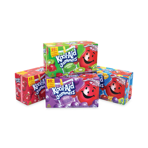 JAMMERS JUICE POUCH VARIETY PACK, 6 OZ POUCH, 40/PACK by Kool-Aid