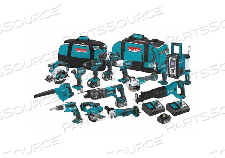 CORDLESS COMBO KIT LI-ION 18.0V by Makita
