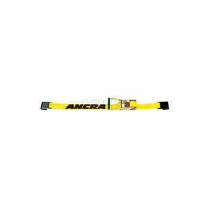 2" X 27' CARGO RATCHET STRAP WITH LONG-WIDE RATCHET & 40891-18 FLAT HOOKS by Ancra International