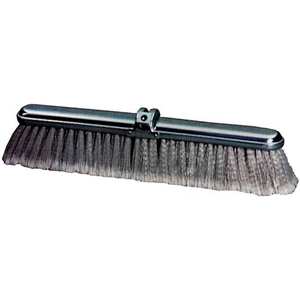 MILWAUKEE DUSTLESS 18"W PUSH BROOM HEAD WITH FLAGGED TIP FINE STYRENE BRISTLES AND STEEL FRAME by Gordon Brush Mfg