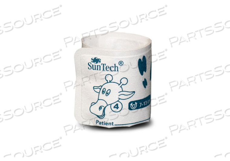 SOFT DISPOSABLE BLOOD PRESSURE CUFF - NEONATE #4 (BOX OF 20) by SunTech Medical