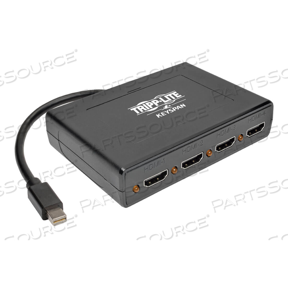 4-PORT MINI DISPLAYPORT TO HDMI MULTI-STREAM TRANSPORT HUB TAA 