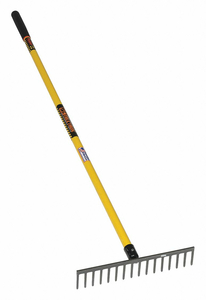 LEVEL HEAD RAKE 64 YELLOW HANDLE by Seymour Midwest