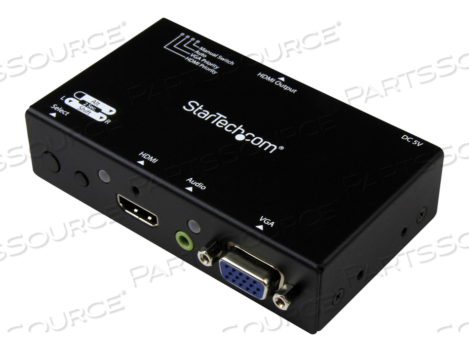 SHARE AN HDMI DISPLAY/PROJECTOR BETWEEN A VGA AND HDMI AUDIO/VIDEO SOURCE, WITH by StarTech.com Ltd.
