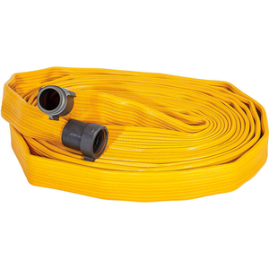 JAFX4 4 PLY FIRE HOSE, 2" X 50 FT, 330 PSI, YELLOW by Armored Textiles