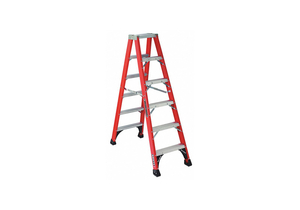 TWIN STEPLADDER FBRGLS IAA 6FT FM1400HD by Louisville