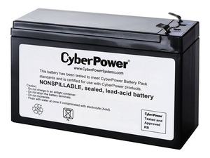 RB1280A, UPS BATTERY, 1 X BATTERY, LEAD ACID, 8 AH, FOR CP800AVR/BF800, CP825LCD, INTELLIGENT LCD BRG850AVRLCD by CyberPower