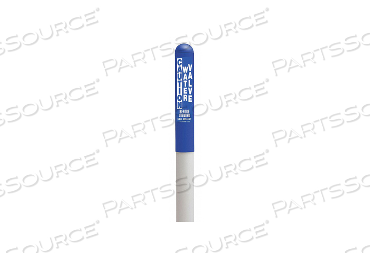 UTILITY DOME MARKER 66 IN H BLUE/WHITE 