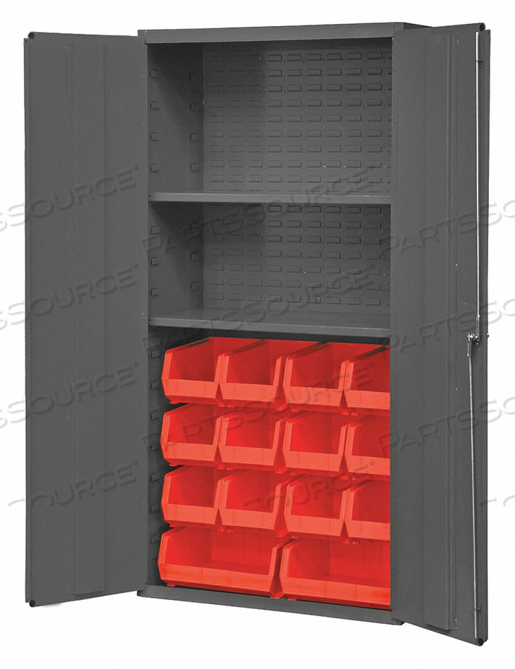 BIN CAB LOUVERED/SHELVING 72 H 36 W 18 D by Durham Manufacturing Company BIN CAB LOUVERED/SHELVING 72 H 36 W 18 D by Durham Manufacturing Company