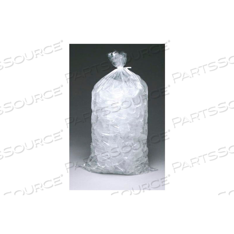 CATERER ICE BAG (40 LBS) PLAIN, NO PRINT 36 X 18 2.75 MIL - 250 BAGS/CASE by Elkay Plastics