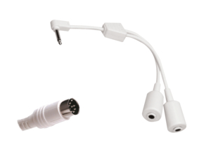 TYPE Y ADAPTER, 8 PIN DIN PLUG by Crest Healthcare