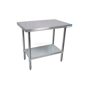 WORKBENCH W/UNDERSHELF, 18 GA. 430 SERIES STAINLESS, GALV. SHELF, 60"WX30"D by BK Resources, Inc. WORKBENCH W/UNDERSHELF, 18 GA. 430 SERIES STAINLESS, GALV. SHELF, 60"WX30"D by BK Resources, Inc.