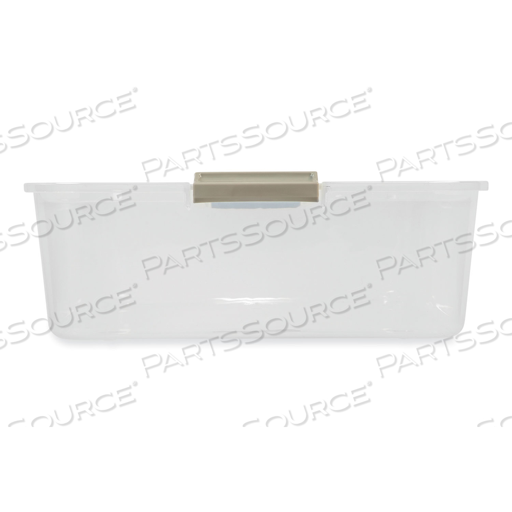 50 QT. LATCH LID UNDERBED STORAGE BOX, 17.75" X 32.5" X 6.5", CLEAR by Iris USA, Inc