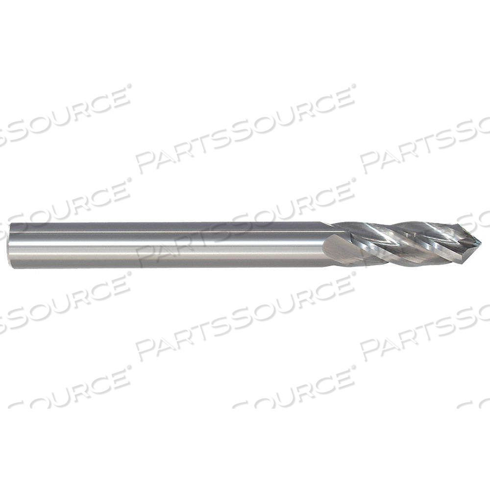DRILL MILL, CARBIDE, BRIGHT (UNCOATED) FINISH, 3/32 IN MILLING DIA., 4 FLUTES by Approved Vendor