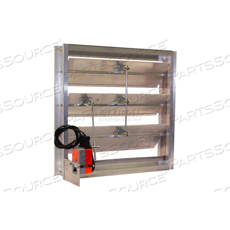 ALUMINUM HAT CHANNEL MOTORIZED DAMPER 16" by Air Conditioning Products Company