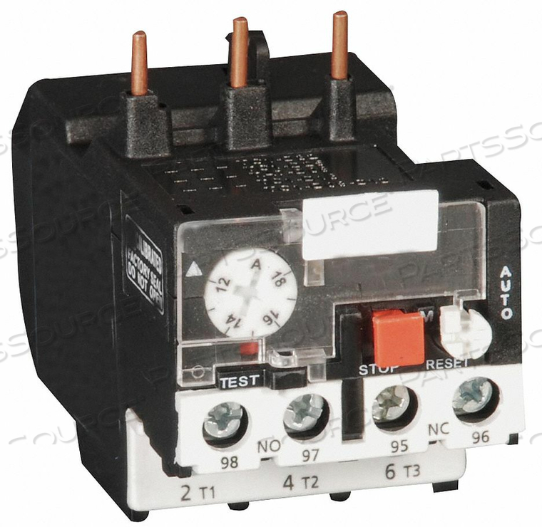 OVERLOAD RELAY, AUXILIARY CONTACT FORM 1NO/1NC, MAXIMUM OVERLOAD RELAY CURRENT SETTING 1.6 A, MINIMUM OVERLOAD RELAY CURRENT SETTING 1 A, TR by DAYTON ELECTRIC MANUFACTURING CO OVERLOAD RELAY, AUXILIARY CONTACT FORM 1NO/1NC, MAXIMUM OVERLOAD RELAY CURRENT SETTING 1.6 A, MINIMUM OVERLOAD RELAY CURRENT SETTING 1 A, TR by DAYTON ELECTRIC MANUFACTURING CO