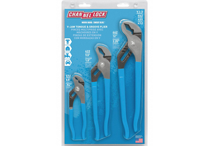 TONGUE AND GROOVE PLIER SET DIPPED 3PCS. by Channellock Inc.