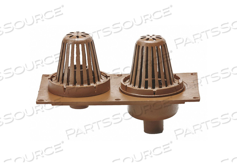 TRAP SEAL 2-1/16 IN H 1-1/2 IN L BLACK by Jay R. Smith Mfg. Co