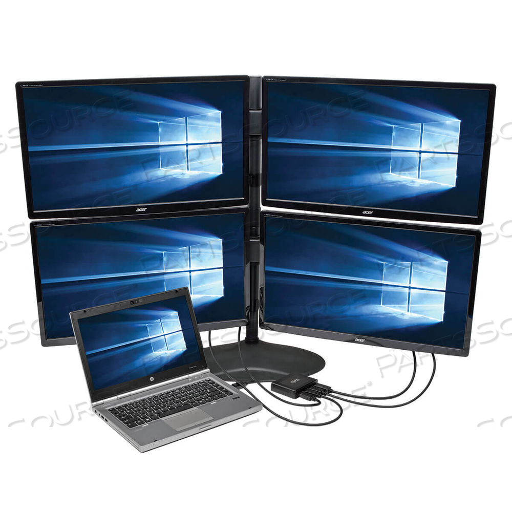 4PT DP1.2 4K SPLTR/MST HUB by Tripp Lite