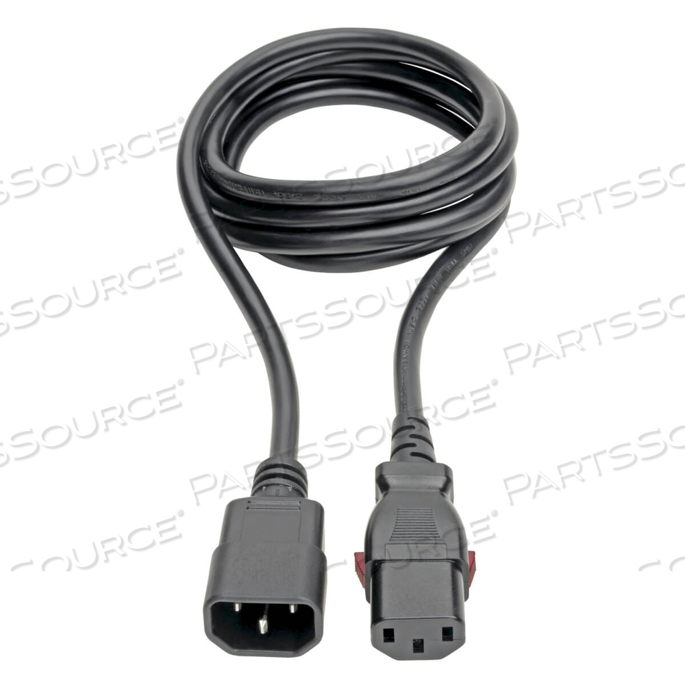 6FT 18 AWG NEMA C14 - C13 POWER EXTENSION CORD - BLACK by Tripp Lite
