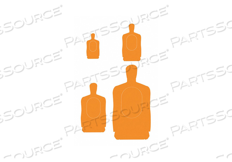 B-27S SILHOUETTE TARGETS 35 IN H PK100 by LE Targets B-27S SILHOUETTE TARGETS 35 IN H PK100 by LE Targets